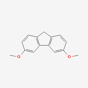 molecular formula C15H14O2 B3339300 3,6-Dimethoxy-9H-fluorene CAS No. 96617-41-3