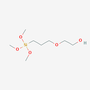 molecular formula C8H20O5Si B3339310 PolyethyleneGlycolTrimethoxysilylpropylEther CAS No. 98358-37-3