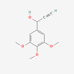 molecular formula C12H14O4 B3339336 1-(3,4,5-Trimethoxyphenyl)-2-propyn-1-ol CAS No. 10079-74-0