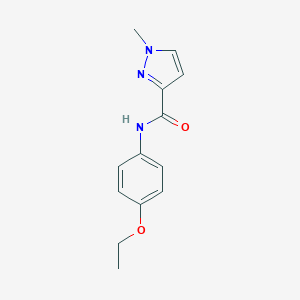 molecular formula C13H15N3O2 B333936 N-(4-ethoxyphenyl)-1-methyl-1H-pyrazole-3-carboxamide 