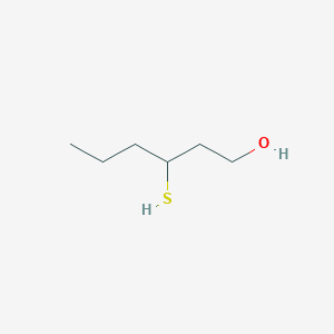 molecular formula C6H14OS B033394 3-Mercapto-1-hexanol CAS No. 51755-83-0