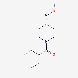 molecular formula C11H20N2O2 B3339407 2-Ethyl-1-[4-(hydroxyimino)piperidin-1-yl]butan-1-one CAS No. 1016867-54-1