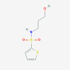 N-(3-hydroxypropyl)thiophene-2-sulfonamide