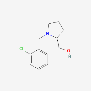 molecular formula C12H16ClNO B3339445 {1-[(2-Chlorophenyl)methyl]pyrrolidin-2-yl}methanol CAS No. 1017479-63-8