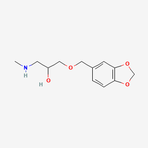 molecular formula C12H17NO4 B3339462 [3-(2H-1,3-benzodioxol-5-ylmethoxy)-2-hydroxypropyl](methyl)amine CAS No. 1019477-36-1