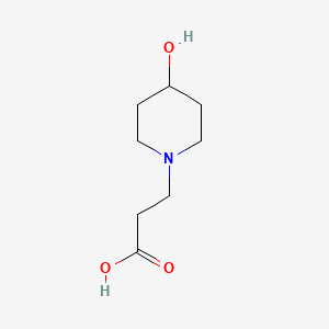 molecular formula C8H15NO3 B3339480 3-(4-Hydroxypiperidin-1-yl)propanoic acid CAS No. 1040084-45-4