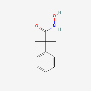 molecular formula C10H13NO2 B3339600 N-hydroxy-2-methyl-2-phenylpropanamide CAS No. 107955-92-0