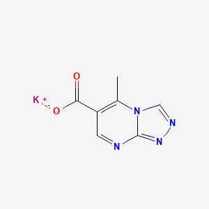 molecular formula C7H5KN4O2 B3339712 Potassium 5-methyl-[1,2,4]triazolo[4,3-a]pyrimidine-6-carboxylate CAS No. 1171992-33-8