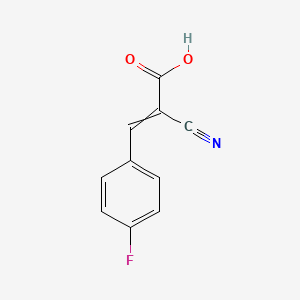 molecular formula C10H6FNO2 B3339724 4-Fluorobenzylidenecyanoacetic acid CAS No. 118409-66-8