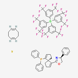 molecular formula C70H52BF24IrNOP- B3339731 (S,S)-(COD)Ir[Ph-SpinPHOX] CAS No. 1195511-59-1