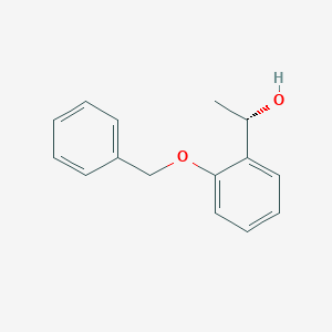 molecular formula C15H16O2 B3339737 (1S)-1-[2-(benzyloxy)phenyl]ethan-1-ol CAS No. 1212083-48-1