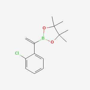 molecular formula C14H18BClO2 B3339775 1-(2-Chlorophenyl)vinylboronic acid pinacol ester CAS No. 1239700-56-1