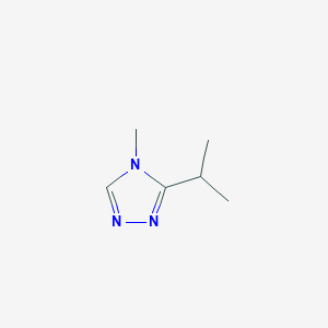 molecular formula C6H11N3 B3339782 4-methyl-3-(propan-2-yl)-4H-1,2,4-triazole CAS No. 1240527-41-6