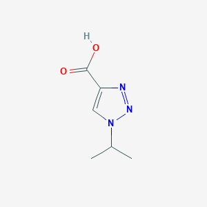 molecular formula C6H9N3O2 B3339786 1-Isopropyl-1H-1,2,3-triazole-4-carboxylic acid CAS No. 1249780-66-2