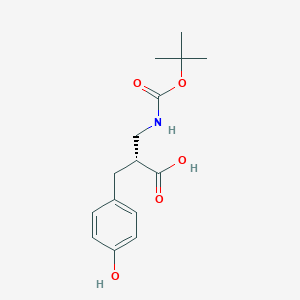 (R)-2-(Tert-butoxycarbonylamino-methyl)-3-(4-hydroxy-phenyl)-propionic acid