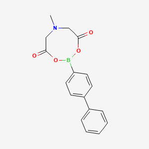 molecular formula C17H16BNO4 B3339818 2-([1,1'-联苯]-4-基)-6-甲基-1,3,6,2-二恶杂硼杂环丁烷-4,8-二酮 CAS No. 1262967-24-7