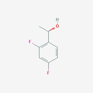 molecular formula C8H8F2O B3339821 (1S)-1-(2,4-difluorophenyl)ethan-1-ol CAS No. 126534-34-7