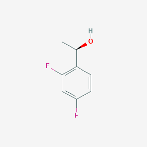 molecular formula C8H8F2O B3339824 (1R)-1-(2,4-difluorophenyl)ethan-1-ol CAS No. 126534-35-8