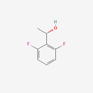 molecular formula C8H8F2O B3339838 (1S)-1-(2,6-difluorophenyl)ethan-1-ol CAS No. 126534-38-1