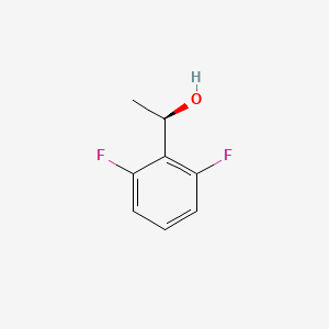 molecular formula C8H8F2O B3339842 (1R)-1-(2,6-difluorophenyl)ethan-1-ol CAS No. 126534-39-2