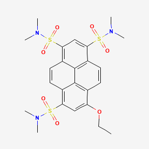 molecular formula C24H29N3O7S3 B3339848 8-Ethoxypyrene-1,3,6-tris(dimethylsulfonamide) CAS No. 127070-69-3