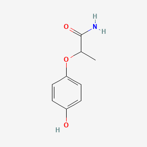 molecular formula C9H11NO3 B3339853 2-(4-Hydroxyphenoxy)propanamide CAS No. 127437-43-8
