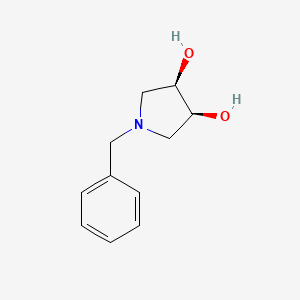 molecular formula C11H15NO2 B3339912 (3R,4S)-1-benzylpyrrolidine-3,4-diol CAS No. 1346224-27-8