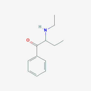 molecular formula C12H17NO B3339934 N-Ethylbuphedrone CAS No. 1354631-28-9