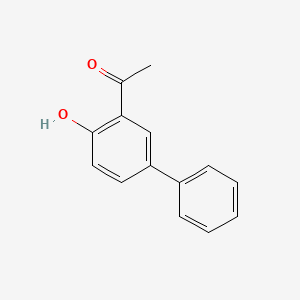 molecular formula C14H12O2 B3339975 1-(2-Hydroxy-5-phenylphenyl)ethan-1-one CAS No. 14031-80-2