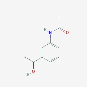 molecular formula C10H13NO2 B3340005 N-[3-(1-hydroxyethyl)phenyl]acetamide CAS No. 150700-53-1