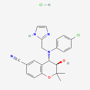 molecular formula C22H22Cl2N4O2 B3340025 BMS-191095 hydrochloride CAS No. 166095-95-0
