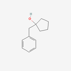 molecular formula C12H16O B3340045 1-Benzylcyclopentan-1-ol CAS No. 2015-57-8