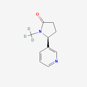 molecular formula C10H12N2O B3340047 Cotinine-methyl-D3 CAS No. 202656-15-3