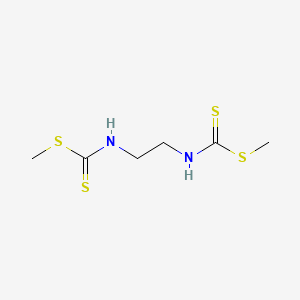 molecular formula C6H12N2S4 B3340051 methyl N-[2-(methylsulfanylcarbothioylamino)ethyl]carbamodithioate CAS No. 20721-48-6