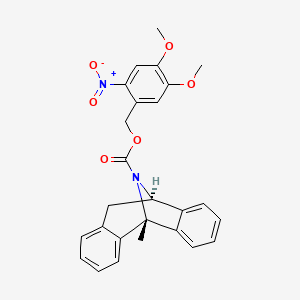 molecular formula C26H24N2O6 B3340068 Caged MK801, >=98% (HPLC) CAS No. 217176-91-5