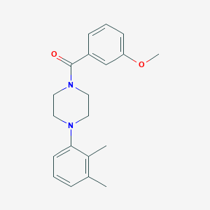 molecular formula C20H24N2O2 B334012 1-(2,3-Dimethylphenyl)-4-(3-methoxybenzoyl)piperazine 