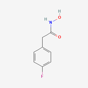 molecular formula C8H8FNO2 B3340139 2-(4-fluorophenyl)-N-hydroxyacetamide CAS No. 2593-88-6