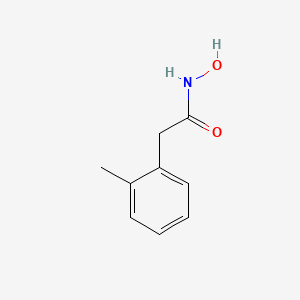 molecular formula C9H11NO2 B3340146 N-hydroxy-2-(2-methylphenyl)acetamide CAS No. 2594-02-7