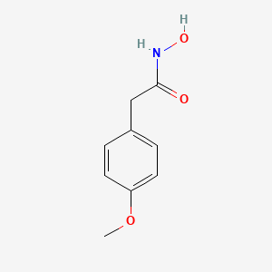 molecular formula C9H11NO3 B3340154 N-hydroxy-2-(4-methoxyphenyl)acetamide CAS No. 2594-06-1