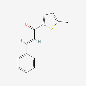molecular formula C14H12OS B3340171 1-(5-Methyl-2-thienyl)-3-phenyl-2-propen-1-one CAS No. 26903-26-4
