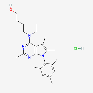 molecular formula C24H35ClN4O B3340186 LWH-63 hydrochloride CAS No. 276890-57-4