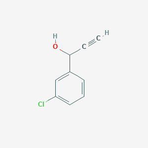 molecular formula C9H7ClO B3340211 1-(3-Chlorophenyl)-2-propyn-1-ol CAS No. 29805-12-7