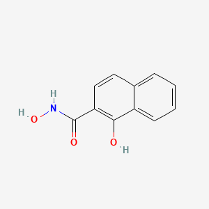 molecular formula C11H9NO3 B3340242 N,1-dihydroxynaphthalene-2-carboxamide CAS No. 32863-40-4