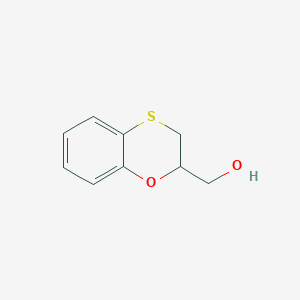 molecular formula C9H10O2S B3340265 2,3-Dihydro-1,4-benzoxathiin-2-ylmethanol CAS No. 35143-11-4