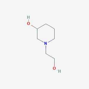 molecular formula C7H15NO2 B3340280 1-(2-Hydroxyethyl)piperidin-3-ol CAS No. 3554-69-6