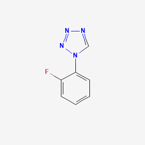 molecular formula C7H5FN4 B3340281 1-(2-Fluorophenyl)tetrazole CAS No. 357158-11-3