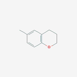 molecular formula C10H12O B3340294 6-甲基-3,4-二氢-2H-1-苯并吡喃 CAS No. 3722-74-5