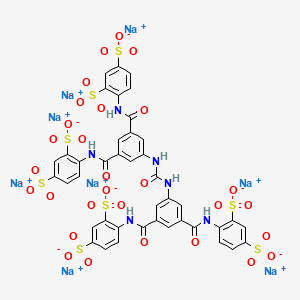 molecular formula C41H24N6Na8O29S8 B3340316 NF449 octasodium salt CAS No. 389142-38-5