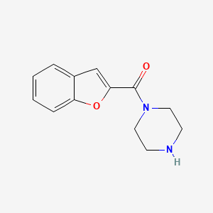 molecular formula C13H14N2O2 B3340328 1-(1-Benzofuran-2-ylcarbonyl)piperazine CAS No. 41717-31-1