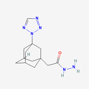 molecular formula C13H20N6O B3340341 2-[3-(2H-tetraazol-2-yl)-1-adamantyl]acetohydrazide CAS No. 438219-39-7